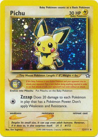 Pichu - Neo Genesis - Holo Rare - 12