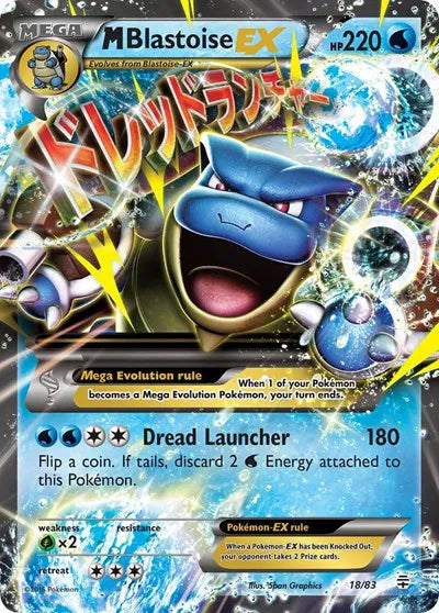 M Blastoise EX - Generations - UR - 18
