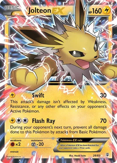 Jolteon EX - Generations - UR - 28
