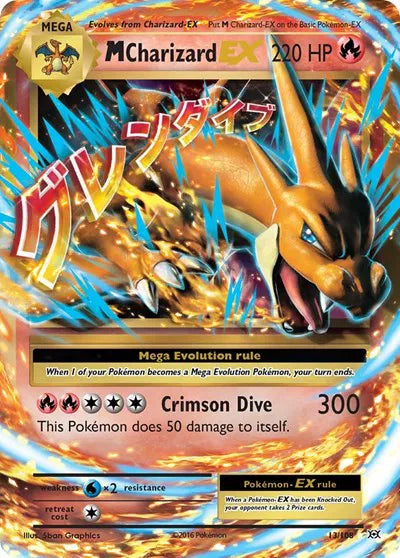 M Charizard EX - Evolutions - Ultra Rare - 13/108