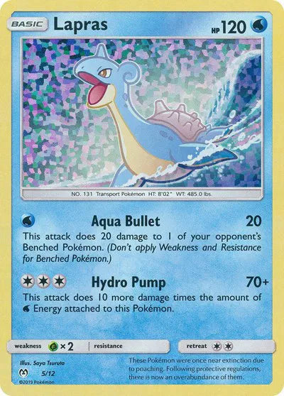 Lapras - McDonald's Promo 2019 - 5/12