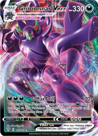 Grimmsnarl VMAX - Darkness Ablaze - Ultra Rare - 115/189