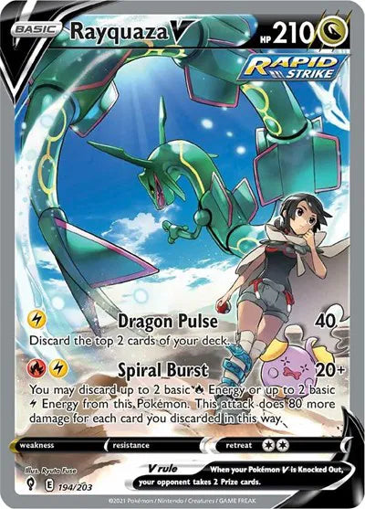 Rayquaza V - Evolving Skies - UR - 194/203