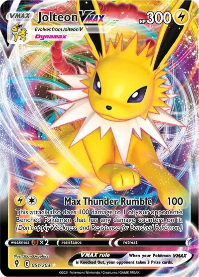 Jolteon VMAX -  Evolving Skies - UR - 051/203