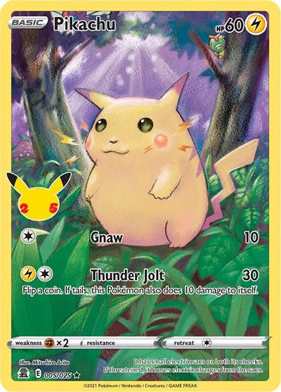 Pikuachu - Celebrations - Holo Rare - 005/025