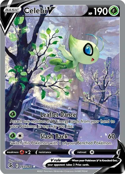 Celebi V (Alternate Full Art) - Fusion Strike - Ultra Rare - 245/264