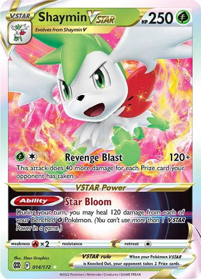 Shaymin VSTAR - Brilliant Stars - Ultra Rare - 014/172