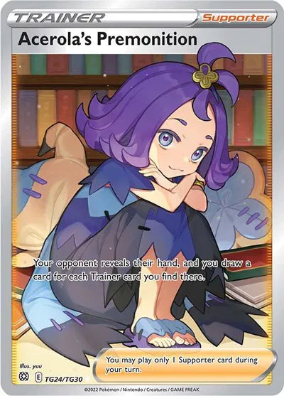 Acerola's Premonition - Brilliant Stars Trainer Gallery - Ultra Rare - TG24/TG30