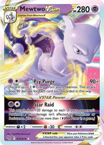 Mewtwo VSTAR - Pokemon Go - UR - 031/078