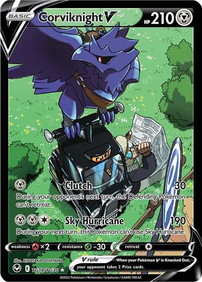 Corviknight V - Silver Tempest Trainer Gallery - Ultra Rare - TG18/TG30