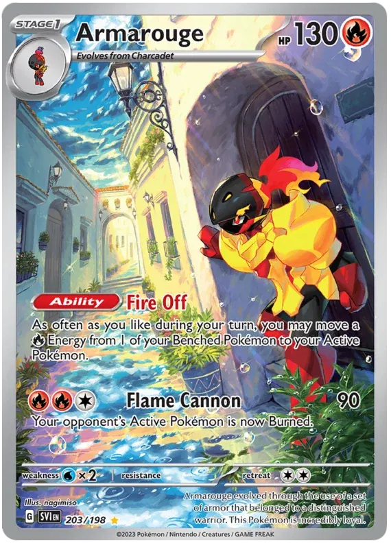 Armarouge - Scarlet & Violet Base Set - Illustration Rare - 203/198