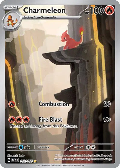 Charmeleon - Scarlet & Violet 151 - Illustration Rare - 169/165