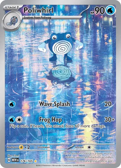 Poliwhirl - SV: 151 - Illustration Rare - 176/165