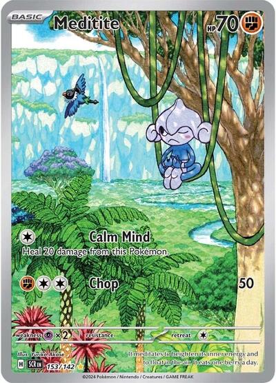 Meditite - Stellar Crown - Illustration Rare - 153/142