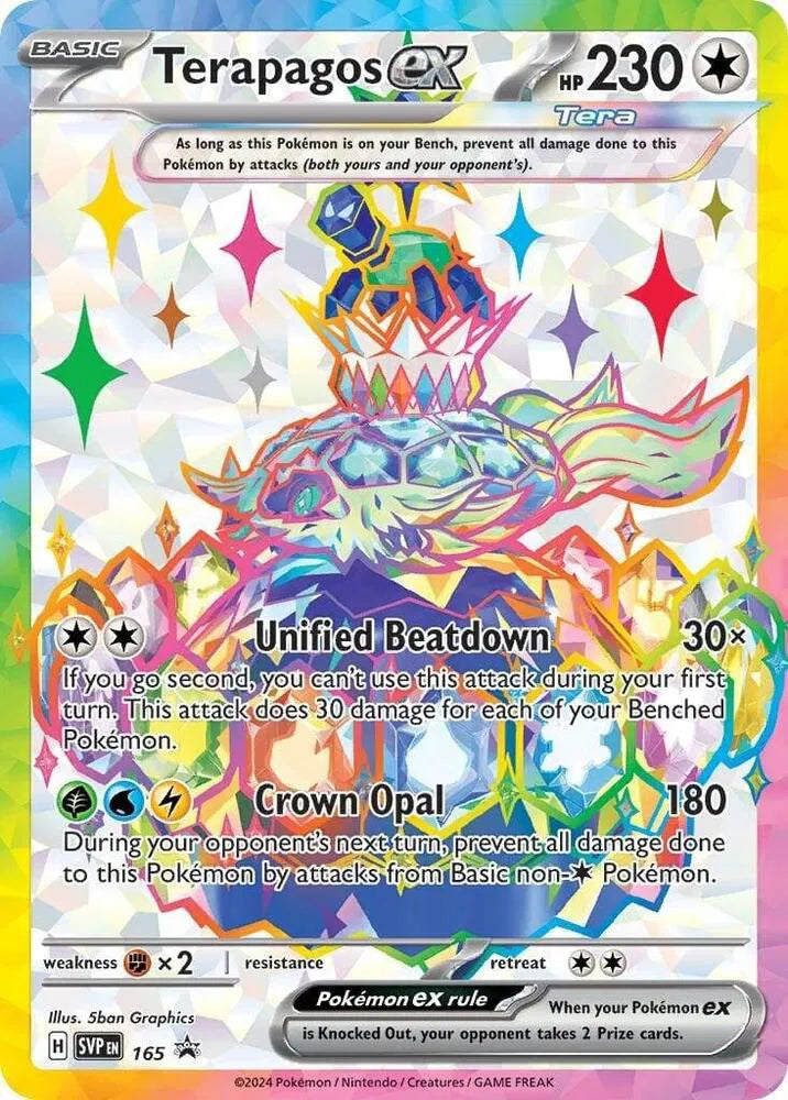 Terapagos ex - Scarlet & Violet Promo - 165
