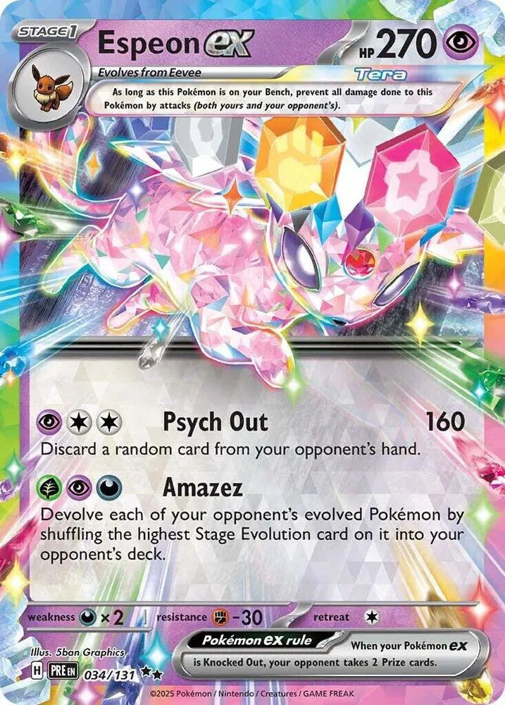 Espeon ex - Prismatic Evolutions - DR - 034/131