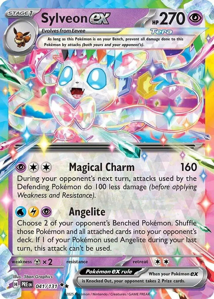 Sylveon EX -  Prismatic Evolutions - DR - 041/131