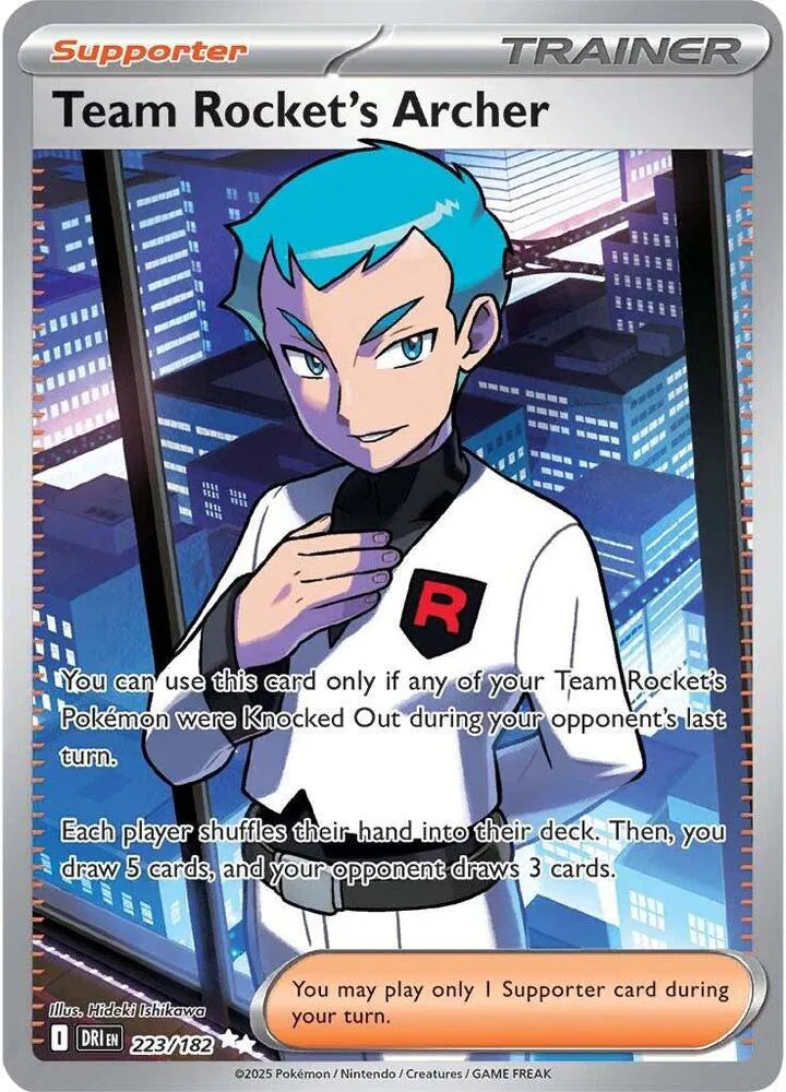 Team Rocket's Archer - Destined Rivals - UR - 223/182