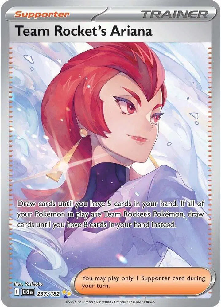 Team Rocket's Ariana - Destined Rivals - Special Illustration Rare - 237/182