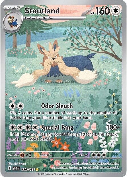 Stoutland - White Flare - Illustration Rare - 156/086