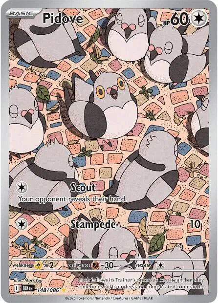 Pidove -Black Bolt - Illustration Rare - 148/086