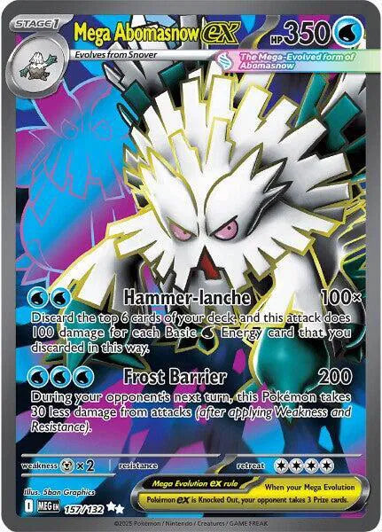 Mega Abomasnow ex - Mega Evolution - UR - 157/132