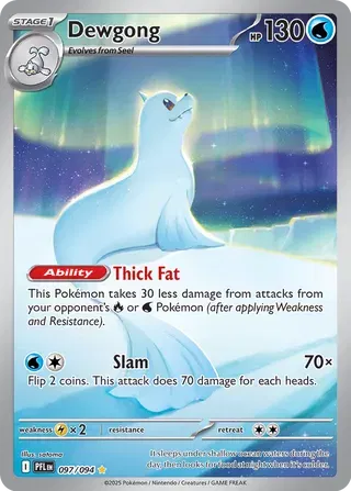 Dewgong - Phantasmal Flames - IR - 097/094