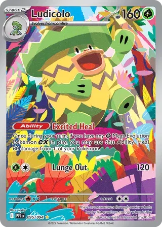 Ludicolo - Phantasmal Flames - IR - 095/094