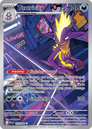 Toxtricity - Phantasmal Flames - Illustration Rare - 103/094
