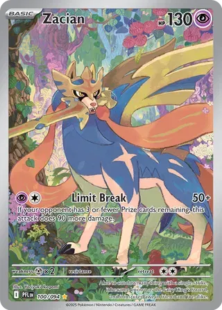 Zacian - Phantasmal Flames - IR - 100/094