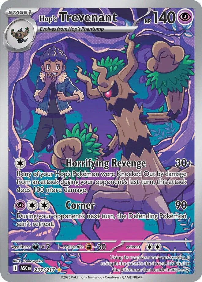 Hop's Trevenant - Ascended Heroes - Illustration Rare - 237/217