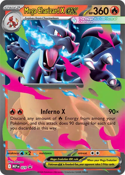Mega Charizard X ex - Mega Evolutions Promos - 029