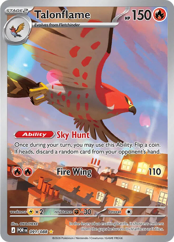 Talonflame - Perfect Order - Illustration Rare - 091/088