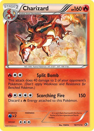 Charizard - Legendary Treasures - Holo Rare - 19