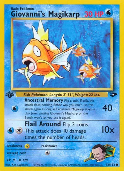 Giovanni's Magikarp - Gym Challenge -  Common - 73