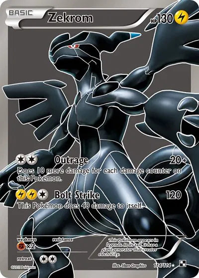 Zekrom - Black and White - UR - 114