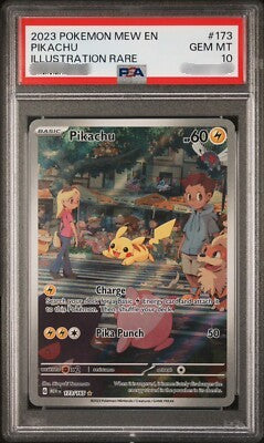 PSA 10 Pikachu - SV: 151 - Illustration Rare - 173/165